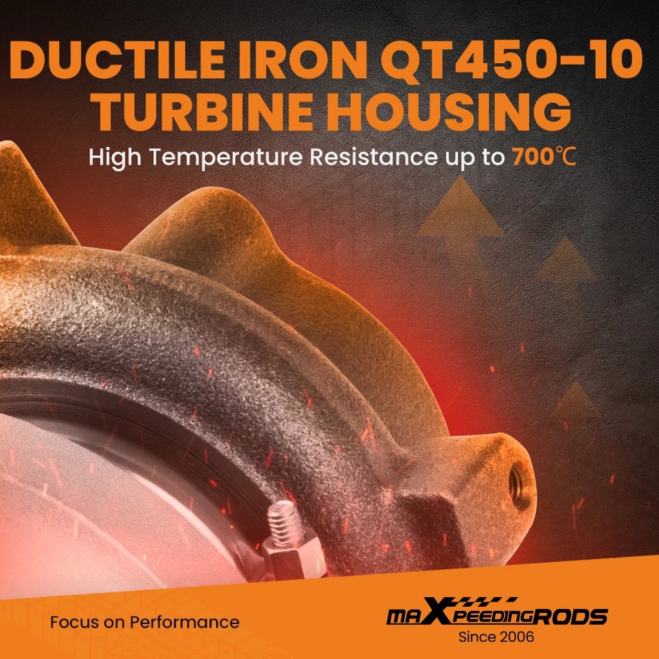 CT26 Turbocharger for Toyota Land Cruiser Coaster 4.2L 17201-17010 1HDT 167HP - image 2 of 4