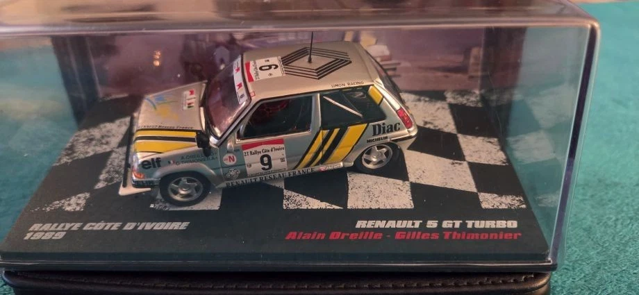 Collection vainqueurs de rallye- Renault 5 GT Turbo - échelle1/43 - Altaya - Photo 2/4
