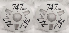 One Pair 10.5'' silvery AKAI 747 Tape reel High Quality Aluminum Take Up Reel