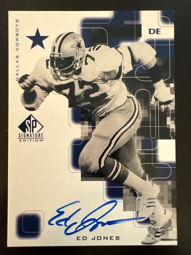 Ed Too Tall Jones [Autograph] #EJ 1999 SP Signature card