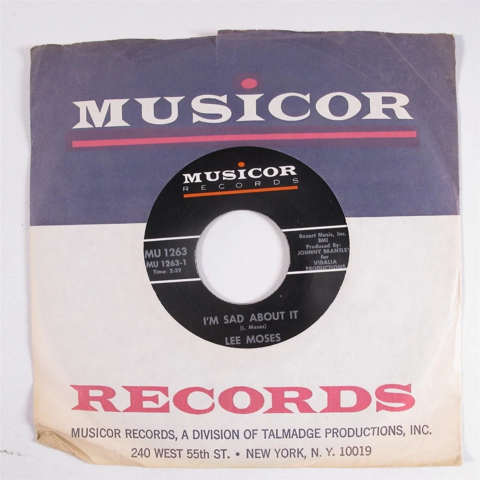 Northern Soul Funk/Deep Soul 45 LEE MOSES How Much Longer MUSICOR VG+ HEAR d - Image 2 of 2