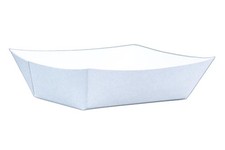 Southern Champion Tray 0550 25 Paperboard Food Tray, 1/4 lb Capacity, White ...