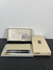 Cross Ladies Classic Pen Set Vintage 254105 Black W/Gold Trim