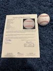 AARON JUDGE Signed  OMLB  Baseball NY YANKEES JSA Full Letter LOA COA