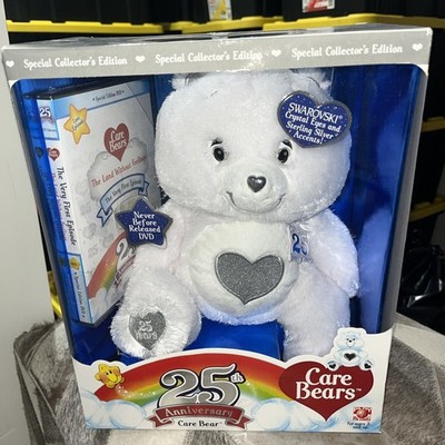 care bares ケアベア 25 アニバーサリー Care Bears 25th Anniversary Bear with DVD w/Swarovski Crystal Eyes