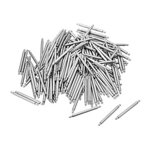 17mm Watch Band Pin 1.5mm Dia Steel Single Flanged End Spring Bar Pins 200pcs
