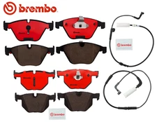 For BMW 525i 528 535 Front Brake Pad Rear Brake Pad OEM Brembo Ceramic + Sensor