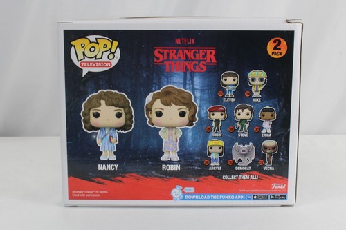 Funko Pop Vinyl Stranger Things NANCY & ROBIN 2 Pack (Aus Seller) - Picture 4 of 7