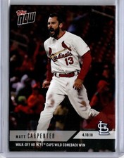 2018 Topps Now #65 Matt Carpenter St. Louis Cardinals