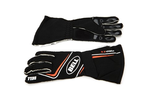 BELL BR20054 PRO-TX SFI 3.3/5 Black/Orange X-Large Driving Gloves - Picture 2 of 2