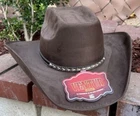 MENS WESTERN COWBOY RODEO HAT BROWN SUEDE STYLE COWBOY RIDING HAT TEXANA VAQUERA
