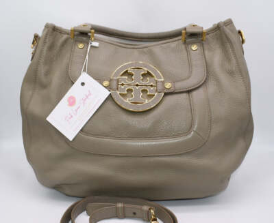 Tory Burch Amanda Hobo Bag in Earth Khaki | eBay