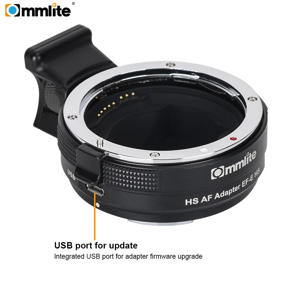 Commlite Auto focus adapter for Canon EOS EF mount to Sony E mount A9 A7M3 A7R3 - Image 3 of 4
