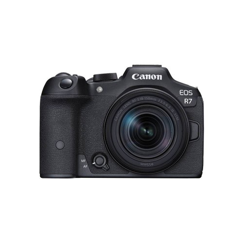 Canon EOS R7 spiegellose Kamera mit RF-S 18–150 mm f3,5–6,3 IS STM Objektiv Kit Neu