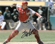 Anaheim Angels Jeff Mathis Signed 8x10 Photo COA