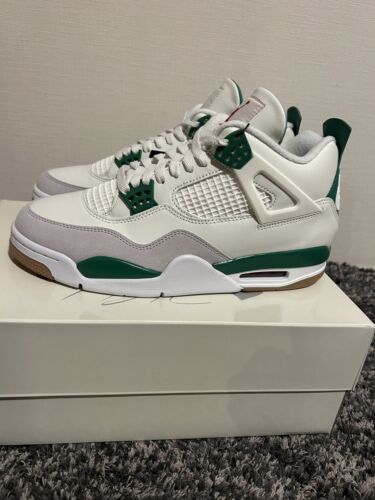 Nike Air Jordan 4 Retro SP x Nike SB vert pin DR5415-103 US 4-14 Tout neuf - Photo 1/3