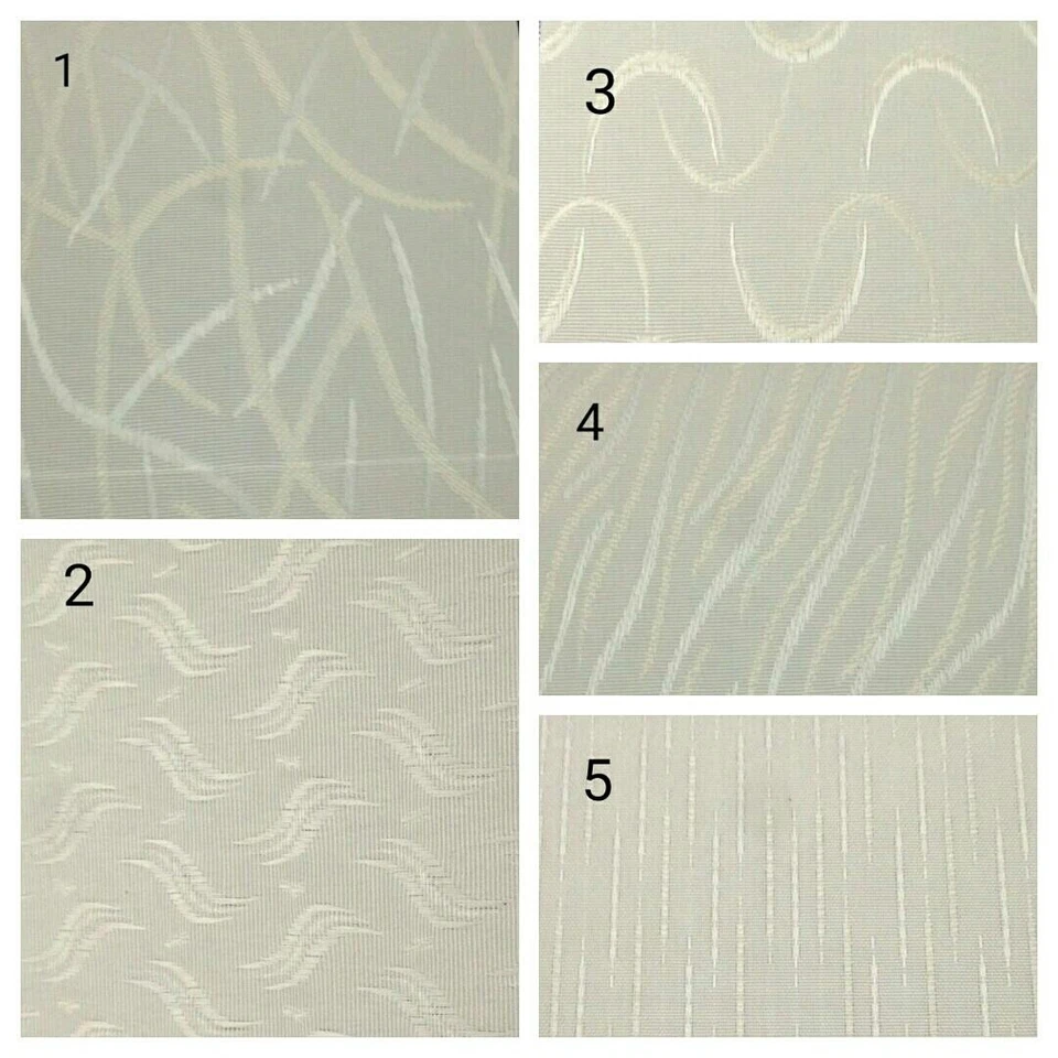 Colonial scalloped edge roller blinds Cream with Cream braid made to measure - Image 4 of 4