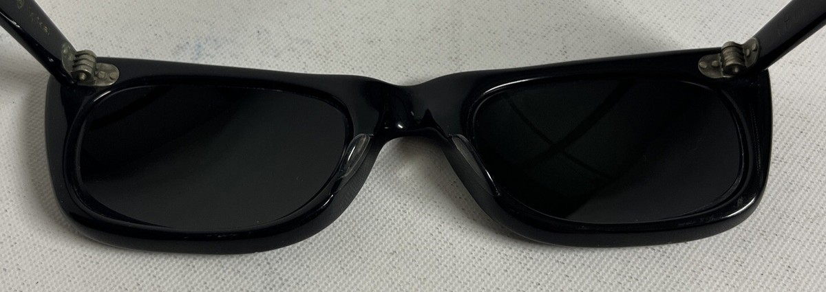 Rare Vintage American Optical AO 60s Black Sunglasses Rare Vintage American Optical AO 60s Black Sunglasses