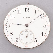 Elgin 16 Size Pocket Watch Movement - RC2200