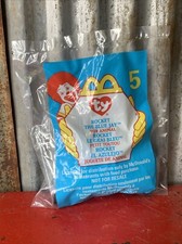 1999 5 Rocket The Blue Jay TY Beanie Baby McDonald's Toy SEALED
