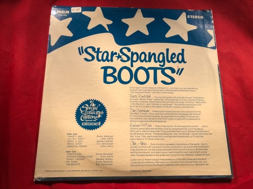 E-50 BISSELL ENTERTAINMENT HOUR STAR SPANGLED BOOTS - SEALED - PRS-394 - RECORD - Foto 2 di 2