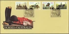 1986 Australia Horses Set Of 4 First Day Cover, Very Good Condition