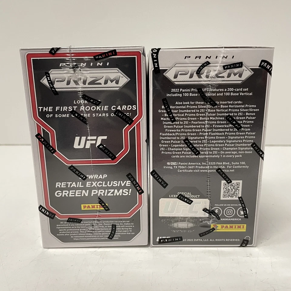 2x 2022 UFC Panini Prizm Trading Cards Blaster Box New, Factory Sealed 48 Cards - Image 2 of 2