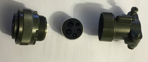UEC Connector 3106E20-14S! 2-8Awg, 3-12Awg, 5 Total Pins! New! - Picture 5 of 6