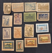 AZERBAIJAN - LOT OF 16 OLD SINGLES - ALL HINGED - SOME CORNERS MISSING