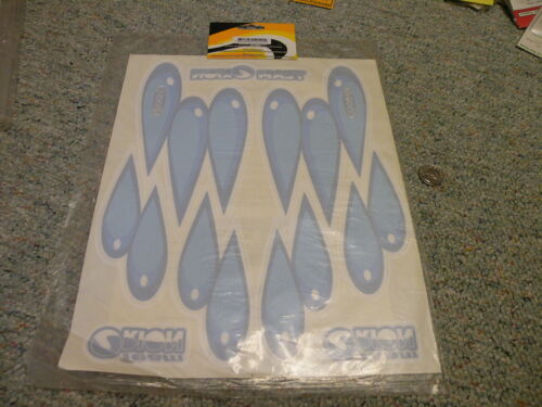 Stickers R/C radio Controlled 1/8 1/10 Team Orion Bubbles decal set blue - Picture 1 of 2
