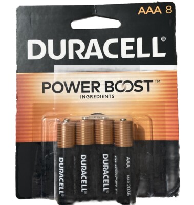 Duracell CopperTop Alkaline Batteries Duralock Power Preserve Technology AAA
