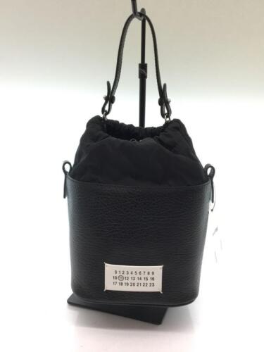 Maison Margiela Shoulder Bag Leather BLK Solid S5… - image 1