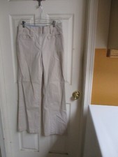 Y2K Tommy Hilfiger Women's Pants Beige Khaki Janie Fit Stretch Flat Front Size 8