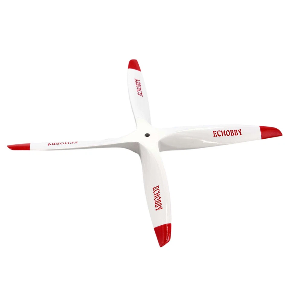 4 Bladed 11x6 Wood Propeller White for Nitro Gas Fuel Engine Power Model Plane - Image 3 of 4