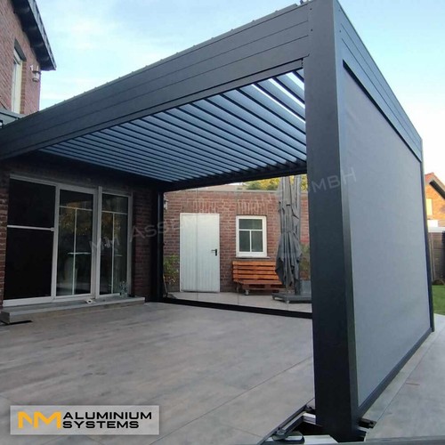 Pavillon nach Maß!Pergola Aluminium Lamellendach Gartenpavillon 4 m x 3,5 m - Bild 22 von 24