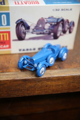Vintage Pyro Bugatti Grand Prix Racer model car kit plastic box 1/32 scale built - Picture 2 of 13