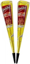 2x Golecha Henna Tattoo Paste Kegel Cones ohne Chemie, No P.P.D, RED BROWN (50g)