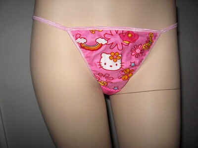 Hello Kitty G String Höschen Glitzer Rosa Lila Slips Feminin Dessous Geschenk