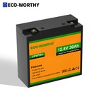 ECO-WORTHY 12V Lithium Battery 30Ah LiFePO4 4000+ Cycles Wheelchair Boat Scooter