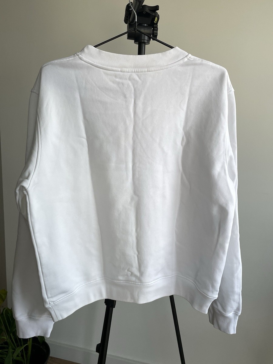 Moschino Couture Milano Unisex White Sweatshirt Size 40/US