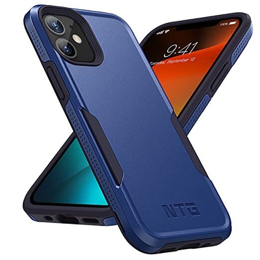 Military Shockproof iPhone 12 Case [2 Layer Structure][Military Grade Anti
