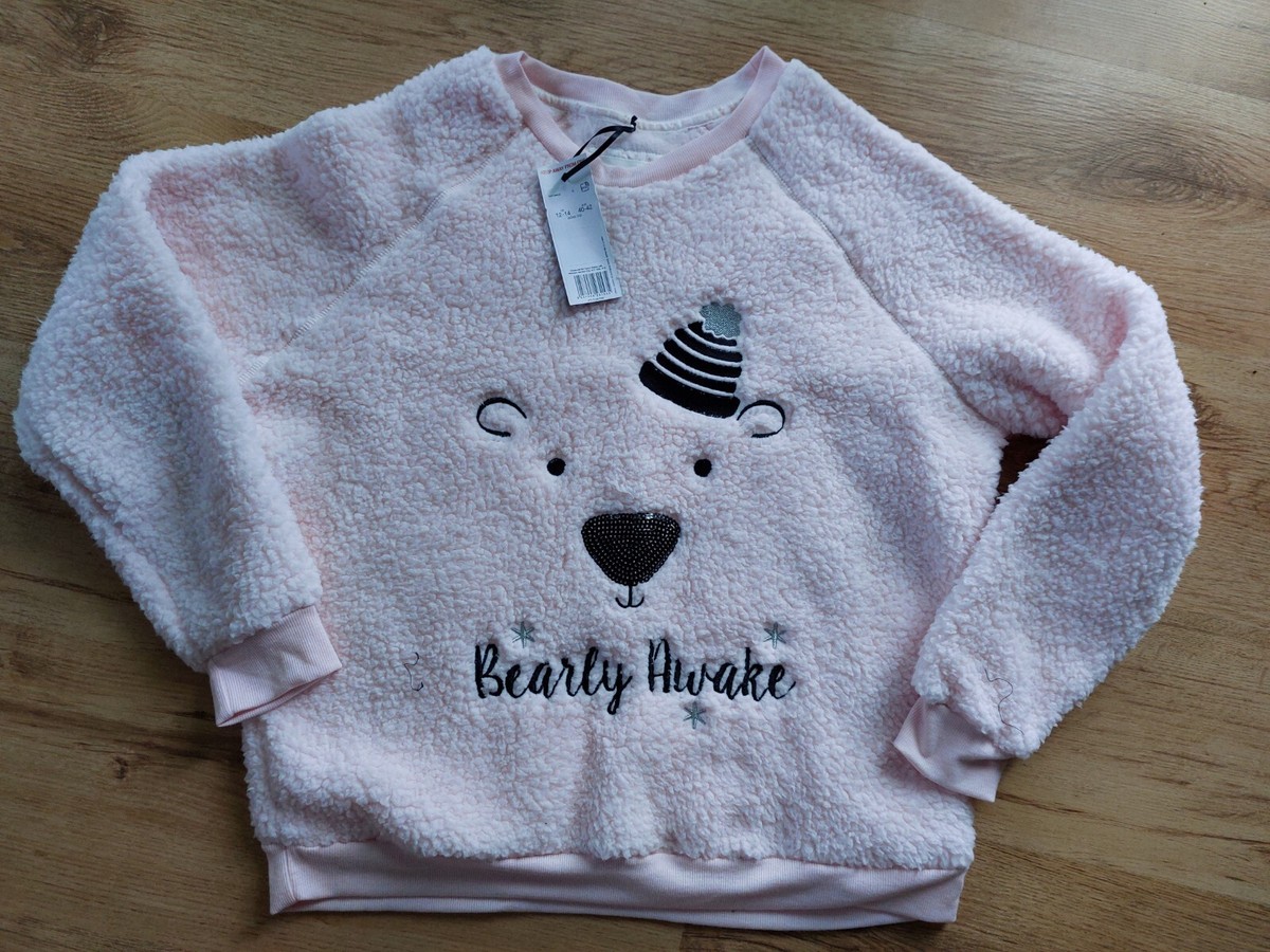 Sweater Tesco Girls Jumpers Pink Girls Penguin Christmas Jumper