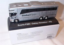 STOB011 Oxford Diecast 1:76 Scale Eddie Stobart Sport Scania Horsebox New in box