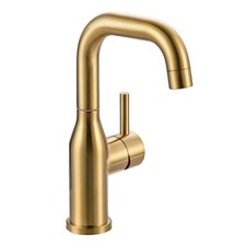 Bar Sink Faucet Single Hole: ARCORA Brushed Gold Wet Bar Faucets - Prep Sink ...