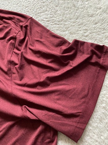 Camisa Polo Van Heusen Hombre Manga Corta Rojo-Marrón Grande y Alta Talla 3XL - Imagen 3 de 8