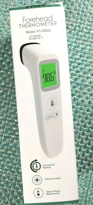 Non-Contact Forehead Infrared Thermometer With Fever Alarm + Memory Function