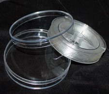 2 SPOOLS ELASTIC STRETCH JEWELRY BEADING BRACELET CORD 0.6MM CLEAR 70 METER W8