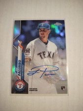 2020 Topps Chrome Update Series Autographs Joe Palumbo Auto Rookie RC Rangers