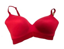 Victoria's Secret Pink Wear Everywhere Lightly Lined Wireless T-Shirt Bra, Red