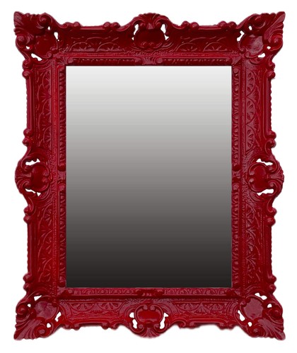 Specchio da Parete Retrò Antico Barocco IN Stile Rinascimento 56x46 Rosso 12 - Bild 2 von 165